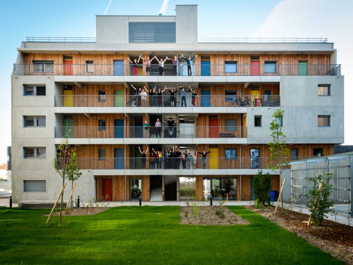 Logements coopératifs dans un écoquartier de Toulouse