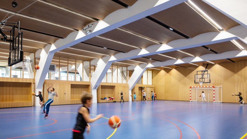 salle multisport, dojo et salle dédiée à la danse